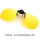 蛤蟆镜-黄色（夜用）偏光款（+镜盒镜布）