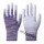 紫色条纹手套手掌涂胶24双
