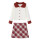 白色上衣+红格子短.裙(可盐可甜感