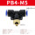 PB4-M5插4mm螺纹M5