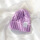 水晶紫色(麻花针织帽).
