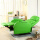 绿色耐磨皮单独沙发椅子