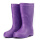 903紫色女加绒高筒雨靴
