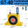 黄色普通轴承GT40送气管接头+消音器 涡轮驱动型