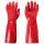 5双装红色植绒手套