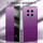 罗兰紫[头层牛皮]隐形磁吸款