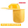 太阳能风扇帽黄色+黄色遮阳帽帘