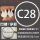 C28防爆圈【凹槽V字款】 锅盖直径约26.1CM
