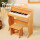 新款：奶油风37键木质儿童钢琴