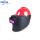 【变光款】高空面罩+安全帽【红色国标】