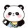 可爱大熊猫[25*25cm]满绣棉线