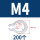 M4(200个)葫芦形304