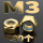 M3【30个】金色防松螺母