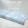 冰丝鹅卵石蓝，42*50cm枕巾 一c