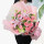 【新款上新】19朵康乃馨玫瑰+4百合混搭