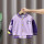 YH小猫棒球服外套紫色