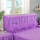 俏佳人紫色2.2米全包床头罩
