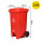 红色120升脚踏桶 投放标识