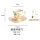 咖啡杯+咖啡碟+镂空浮雕勺