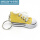 黄色单个脚撑小鞋子+钥匙扣