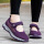 紫色女款(妈妈鞋夏季透气 母亲鞋
