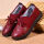 砖红色M306红色棉鞋