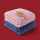 普罗旺斯浴巾2条装：蓝色+粉色
