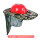 红色风扇帽升级迷彩透气遮阳Q