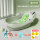 墨竹绿+浴垫+折叠脸盆2个+浴勺c