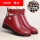 酒红色z3008-1 单靴平底2.5厘米