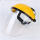 黄顶PC面罩白色-R52