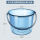 冰川蓝-【水桶-无盖】