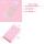 粉色枕头浴网+防滑网+搓澡棉