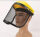 黄顶钢丝网面罩【半盔】 【一套】