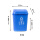15L蓝色摇盖桶可回收桶