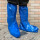 蓝色塑料靴套50只（橡筋款）