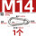 M14(带圈型)-1只