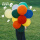 10寸彩色气球随机（15个）丝带2卷