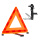三角警示牌+安全锤带led灯 安全锤带led灯