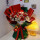 【圣诞礼物】7朵玫瑰+满天星+圣诞老人