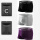 3条密封袋装(黑色+紫色＋灰色)