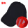普通款鸭舌帽：黑色塑料排扣