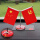 我爱中国送红旗防滑垫