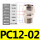 PC1202插管12螺纹2分10只