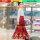 长袖+酒红色马面裙(套装)折
