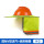 遮阳帽檐22（荧光黄）V型透气N3橙色
