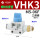 3通带排气VHK3-M5-06F 外螺纹快换接头