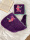 超值紫色猫咪干发帽+毛巾