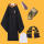 獾院魔法袍+领带+围巾+魔杖+衬衫