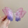 韩粉紫蝴蝶发夹1个